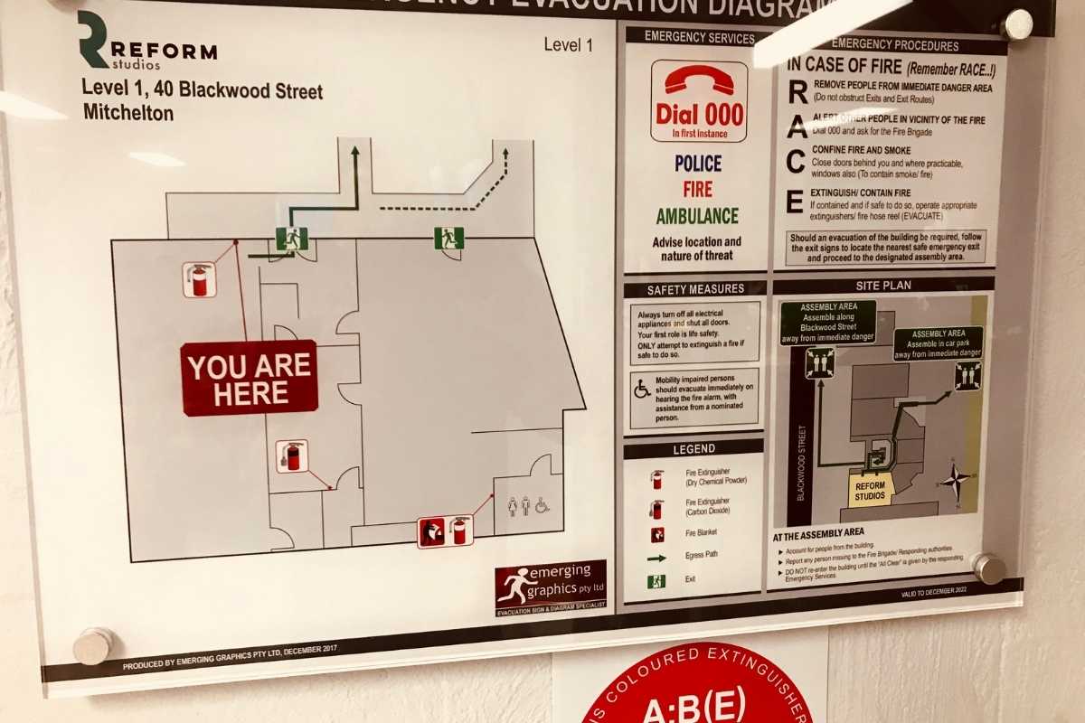 Evacuation Diagram